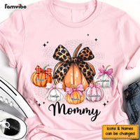 Personalized Gift For Grandma Fall Coquette Pumpkins Shirt - Hoodie - Sweatshirt 34610 thumb 1