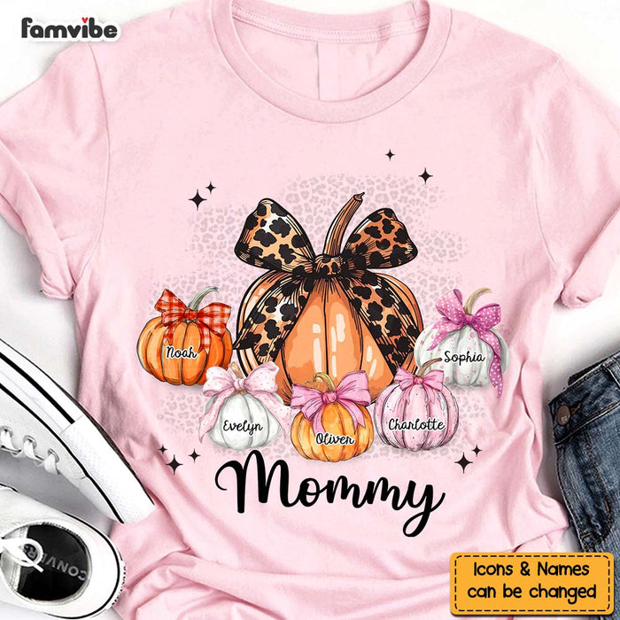 Personalized Gift For Grandma Fall Coquette Pumpkins Shirt - Hoodie - Sweatshirt 34610 1