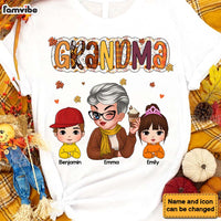 Personalized Gift For Grandma Fall Shirt - Hoodie - Sweatshirt 34613 thumb 1