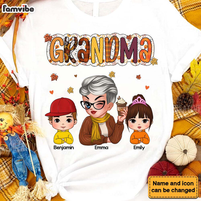 Personalized Gift For Grandma Fall Shirt - Hoodie - Sweatshirt 34613 1