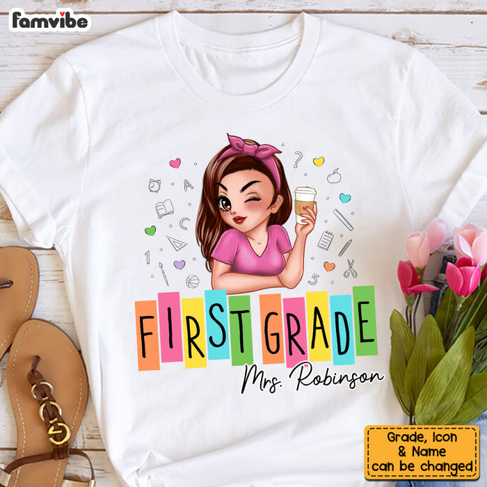 Personalized Gift For Teacher Retro Back to School Shirt - Hoodie - Sweatshirt 34623 1