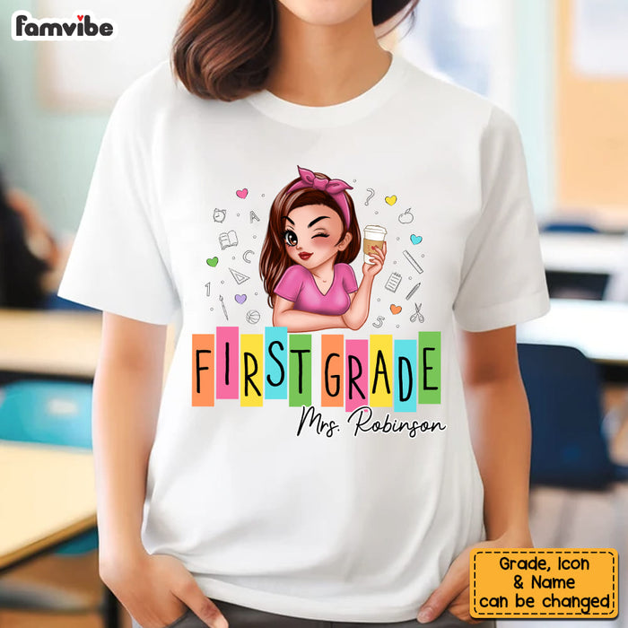 Personalized Gift For Teacher Retro Back to School Shirt - Hoodie - Sweatshirt 34623 1