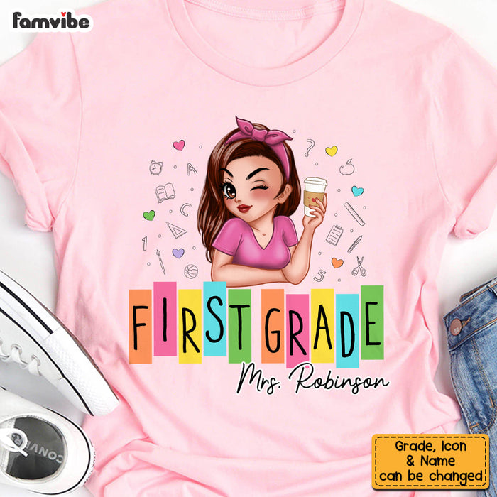 Personalized Gift For Teacher Retro Back to School Shirt - Hoodie - Sweatshirt 34623 1