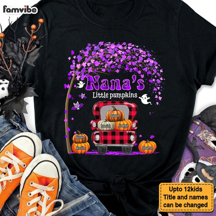Personalized Gift For Nana's Little Pumpkins Truck Fall Shirts Shirt - Hoodie - Sweatshirt 34624 1