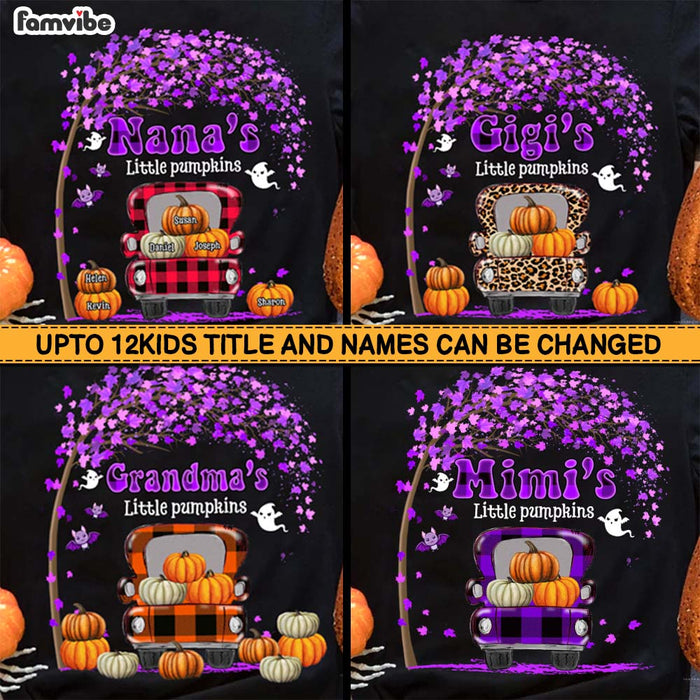 Personalized Gift For Nana's Little Pumpkins Truck Fall Shirts Shirt - Hoodie - Sweatshirt 34624 1