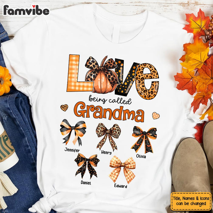 Personalized Gift For Mom Love Being Called Grandma Shirt - Hoodie - Sweatshirt 34627 1