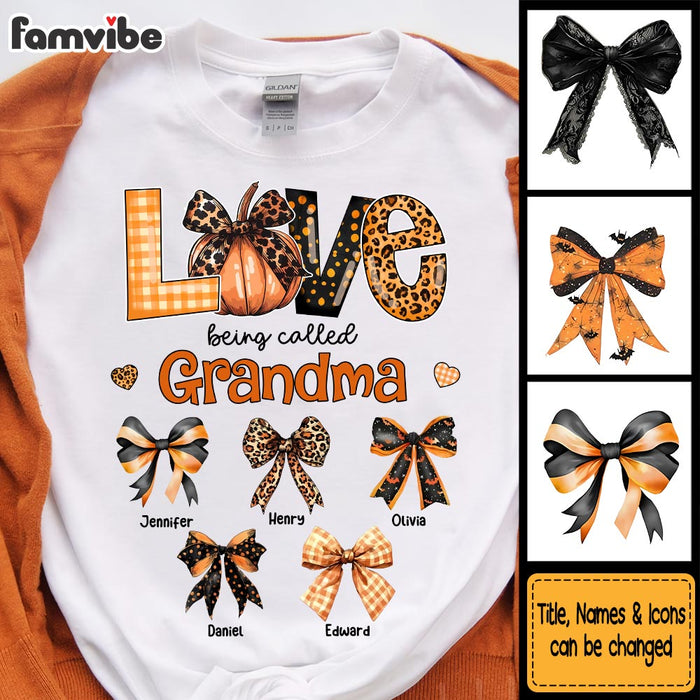 Personalized Gift For Mom Love Being Called Grandma Shirt - Hoodie - Sweatshirt 34627 1