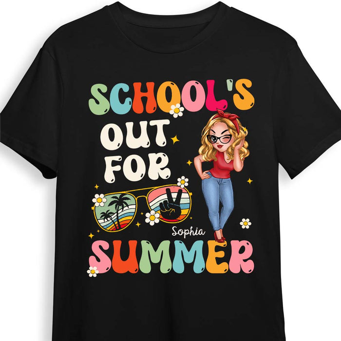 Personalized Gift For Teacher School's Out For Summer Shirt - Hoodie - Sweatshirt 34629 1