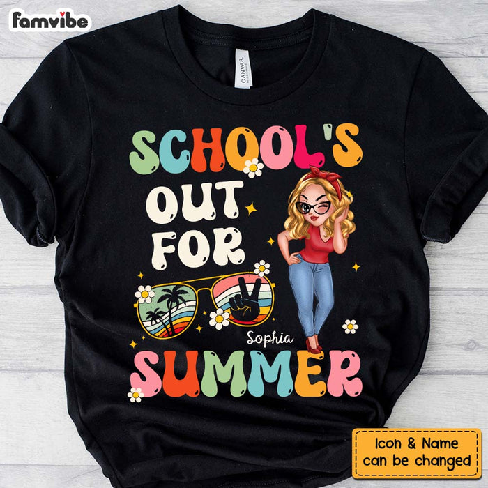 Personalized Gift For Teacher School's Out For Summer Shirt - Hoodie - Sweatshirt 34629 1