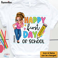 Personalized Appreciation Gift For Teacher Happy First Day Of School Shirt - Hoodie - Sweatshirt 34631 thumb 1