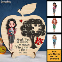 Personalized Gift For Teacher Appreciation 2 Layered Separate Wooden Plaque 34632 thumb 1