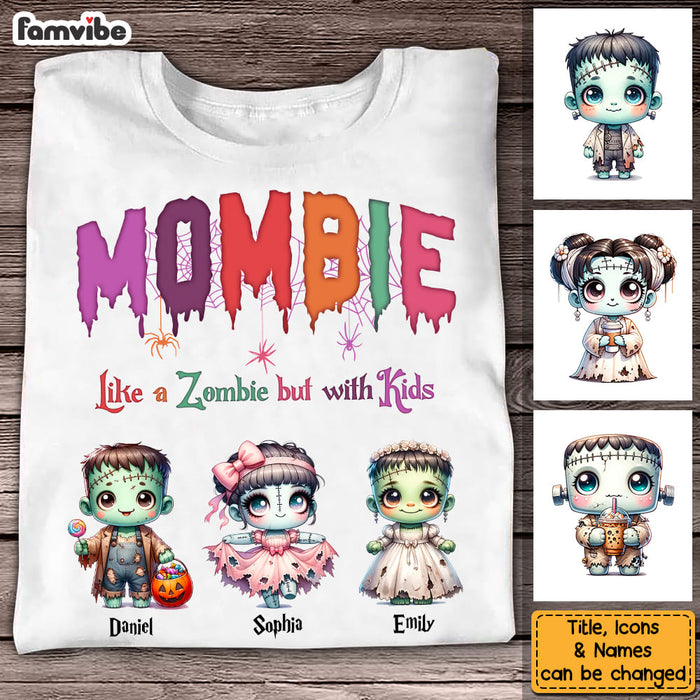 Personalized Gift For Mom Halloween Mombie Puns Shirt - Hoodie - Sweatshirt 34635 1