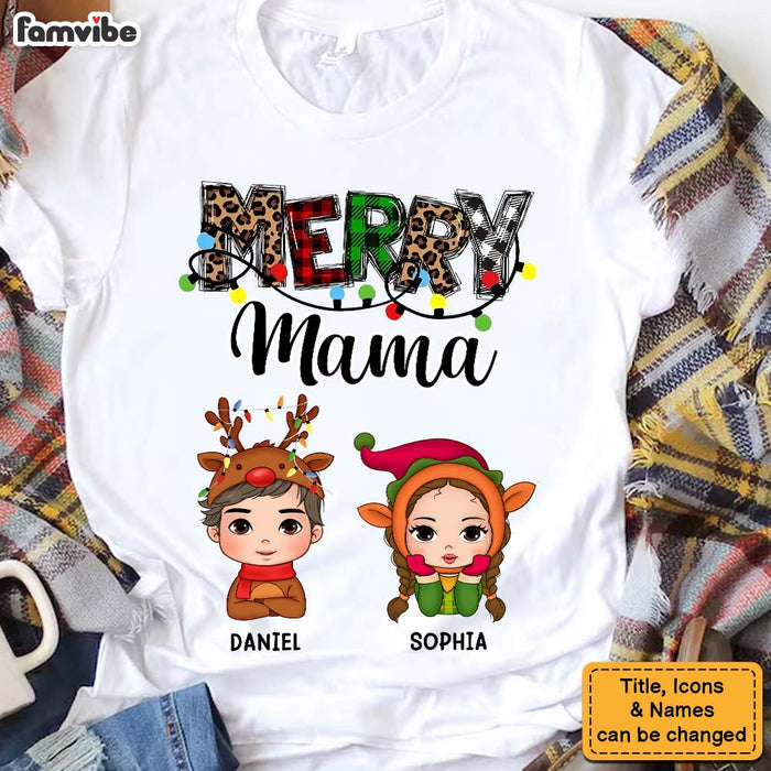 Personalized Gift For Mom Merry Mama Shirt - Hoodie - Sweatshirt 34640 1