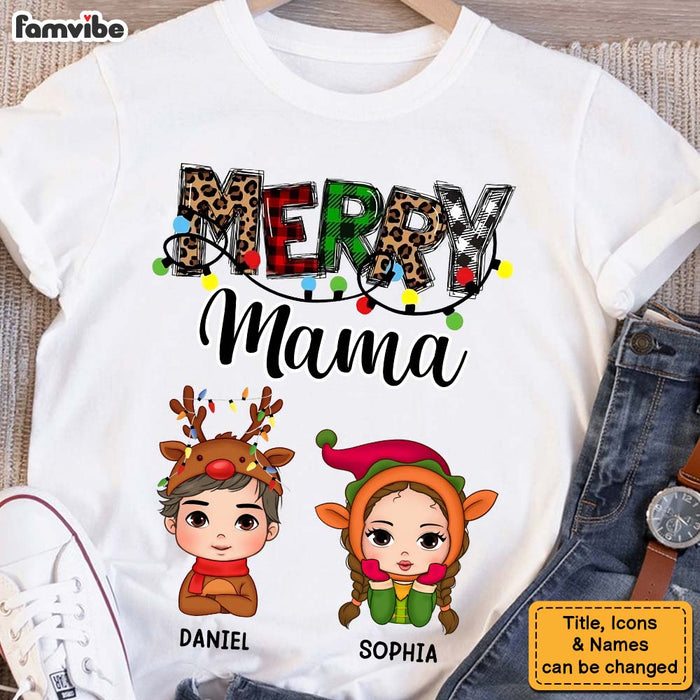 Personalized Gift For Mom Merry Mama Shirt - Hoodie - Sweatshirt 34640 1