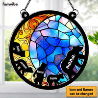 Personalized Gift From Daughter Mom Birthday Mama Bear Acrylic Suncatcher Ornament 34649 thumb 1