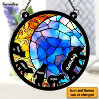 Personalized Gift From Daughter Mom Birthday Mama Bear Acrylic Suncatcher Ornament 34649 thumb 1