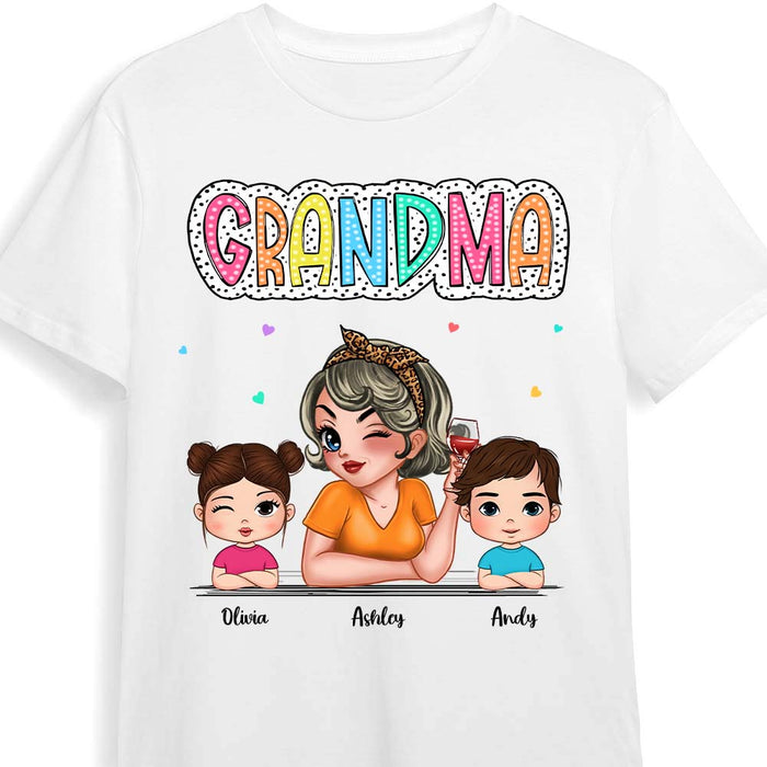 Personalized Gift For Grandma Dalmatian Dots Shirt - Hoodie - Sweatshirt 34651 1