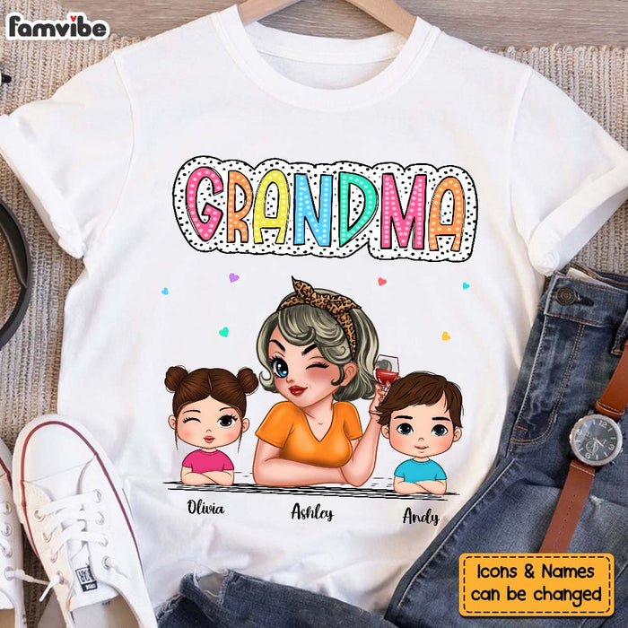 Personalized Gift For Grandma Dalmatian Dots Shirt - Hoodie - Sweatshirt 34651 1