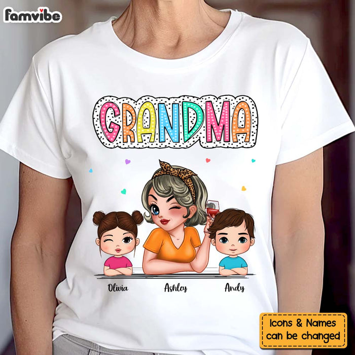 Personalized Gift For Grandma Dalmatian Dots Shirt - Hoodie - Sweatshirt 34651 1