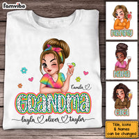 Personalized Gift For Nana Grandma Colorful Shirt - Hoodie - Sweatshirt 34655 thumb 1