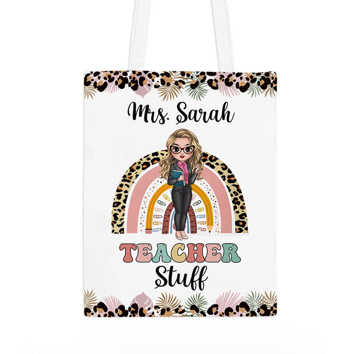 Personalized Gift For Teacher Stuff Tote Bag 34678 1