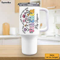 Personalized Gift For Teacher Appreciation 40oz Tumbler With Straw 34679 thumb 1