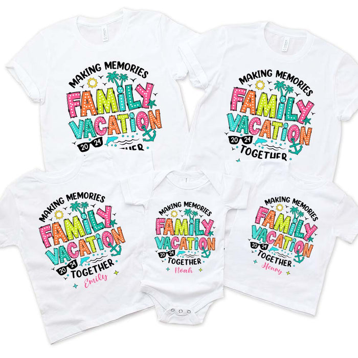 Personalised Making Memories Together Family Shirt - Hoodie - Sweatshirt 34712 1