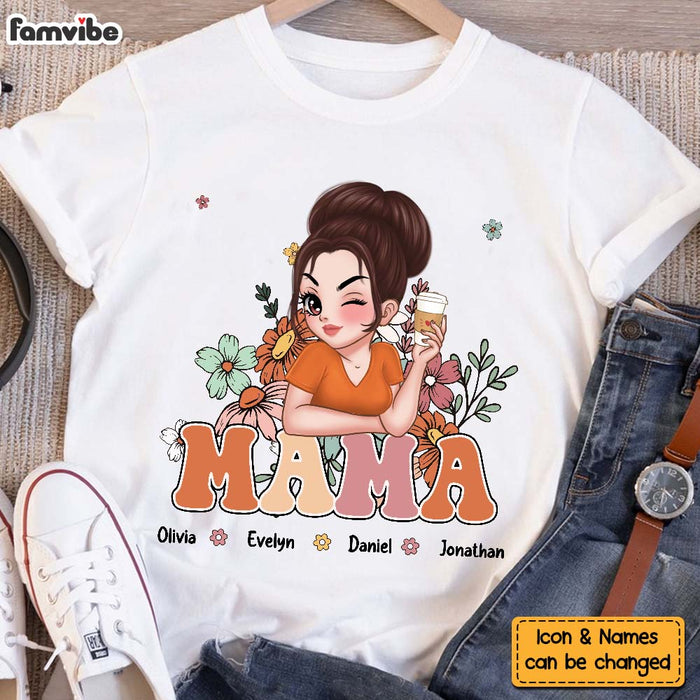 Personalized Gift For Grandma Nana Floral Shirt - Hoodie - Sweatshirt 34714 1