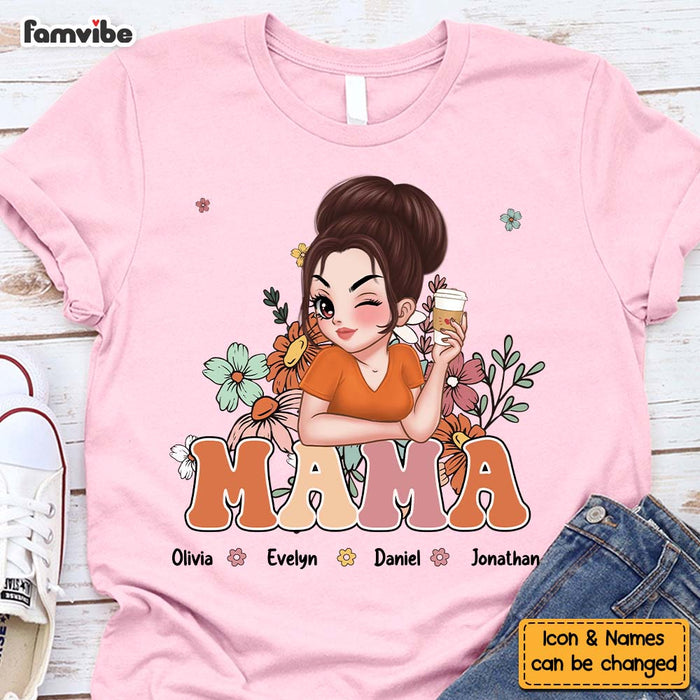 Personalized Gift For Grandma Nana Floral Shirt - Hoodie - Sweatshirt 34714 1
