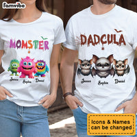 Personalized Gift For Dad Mom Halloween Couple T Shirt 34718 thumb 1