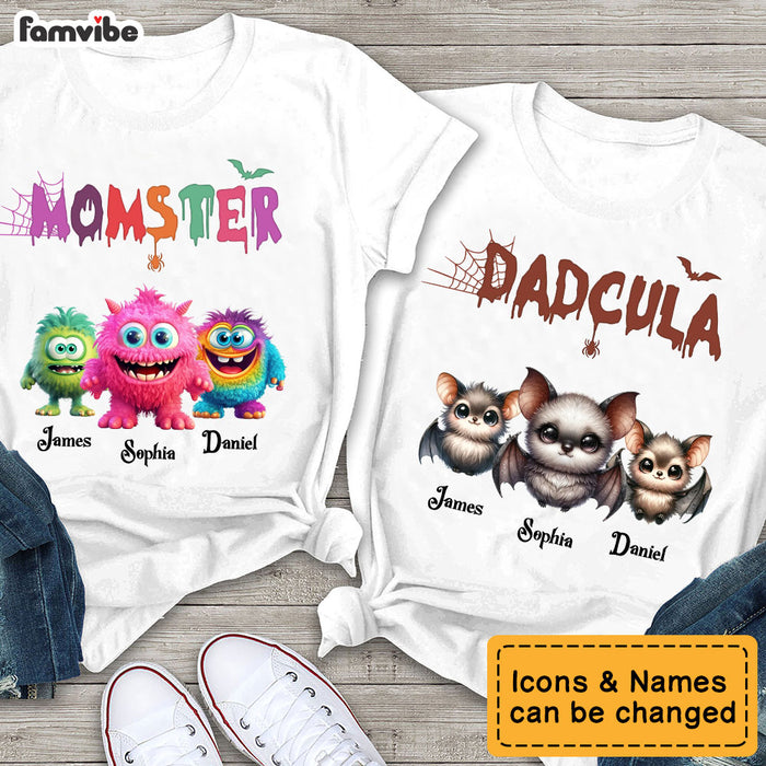 Personalized Gift For Dad Mom Halloween Couple T Shirt 34718 1