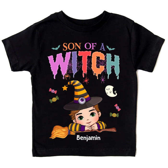 Personalized Gift For Son of a Witch Halloween Kid T Shirt - Kid Hoodie - Kid Sweatshirt 34737 1