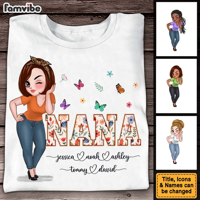 Personalized Gift For Mama Mom Vintage Floral Shirt - Hoodie - Sweatshirt 34738 1