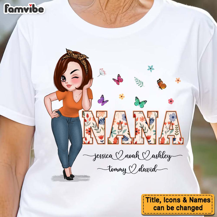 Personalized Gift For Mama Mom Vintage Floral Shirt - Hoodie - Sweatshirt 34738 1