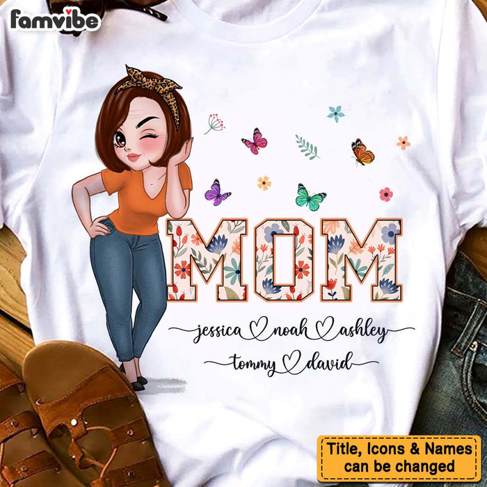 Personalized Gift For Mama Mom Vintage Floral Shirt - Hoodie - Sweatshirt 34738 1