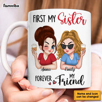 Personalized Gift For First My Sister Forever My Friend Mug 34744 thumb 1