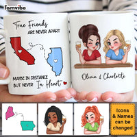 Personalized Gift For Long Distance Friends Mug 34759 thumb 1