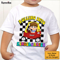 Personalized Gift For Kids Rolling Into Kindergarten Kid T Shirt - Kid Hoodie - Kid Sweatshirt 34761 thumb 1