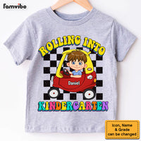 Personalized Gift For Kids Rolling Into Kindergarten Kid T Shirt - Kid Hoodie - Kid Sweatshirt 34761 thumb 1