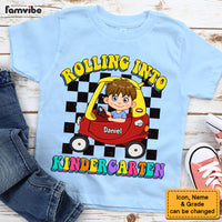 Personalized Gift For Kids Rolling Into Kindergarten Kid T Shirt - Kid Hoodie - Kid Sweatshirt 34761 thumb 1