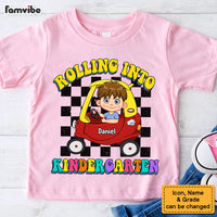 Personalized Gift For Kids Rolling Into Kindergarten Kid T Shirt - Kid Hoodie - Kid Sweatshirt 34761 thumb 1