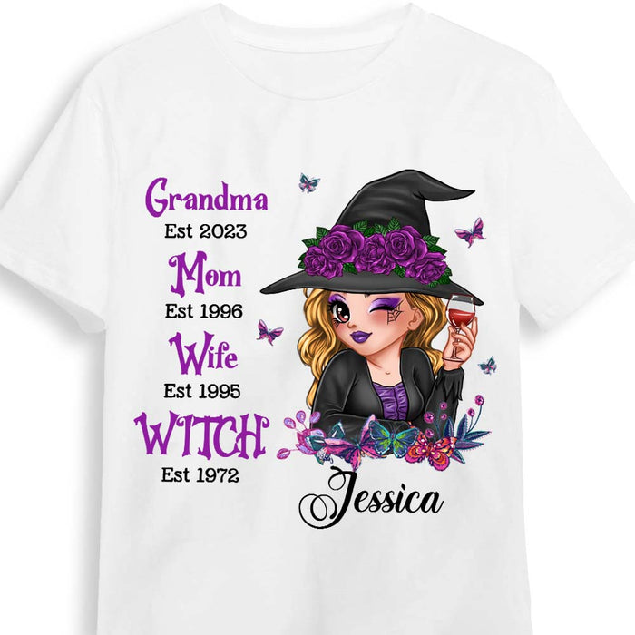 Personalized Gift For Mom Grandma Witch Shirt - Hoodie - Sweatshirt 34765 1
