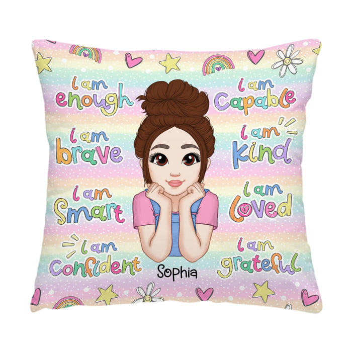 Personalized Gift For Granddaughter I Am Kind Pillow 34770 1