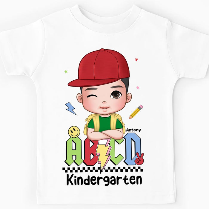 Personalized Gift For Grandson ABCD Kid T Shirt - Kid Hoodie - Kid Sweatshirt 34773 1