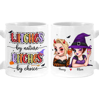 Personalized Gift For Friends Witches By Nature Bitches By Choice Mug 34784 thumb 1