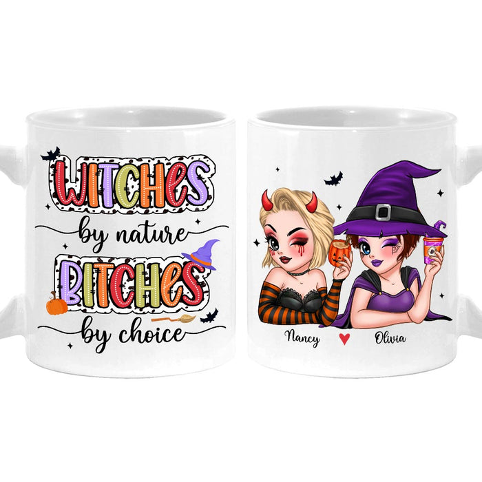 Personalized Gift For Friends Witches By Nature Bitches By Choice Mug 34784 1