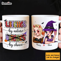 Personalized Gift For Friends Witches By Nature Bitches By Choice Mug 34784 thumb 1