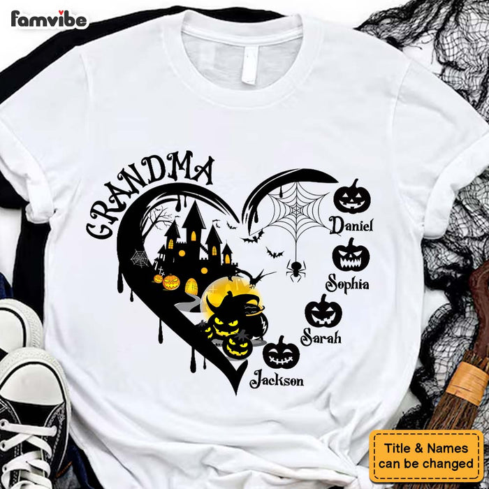 Personalized Gift For Mom Grandma Halloween Shirt - Hoodie - Sweatshirt 34786 1