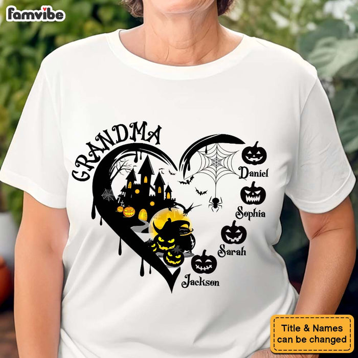 Personalized Gift For Mom Grandma Halloween Shirt - Hoodie - Sweatshirt 34786 1