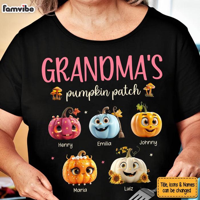 Personalized Gift For Grandma Pumpkin Patch Shirt - Hoodie - Sweatshirt 34787 1